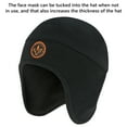 thumbnail image 6 of BASSDASH Soft Fleece 2-in-1 Hat with Ski Mask Ear Flap Fishing Hunting Beanie for Men Women Cold Weather, 6 of 8