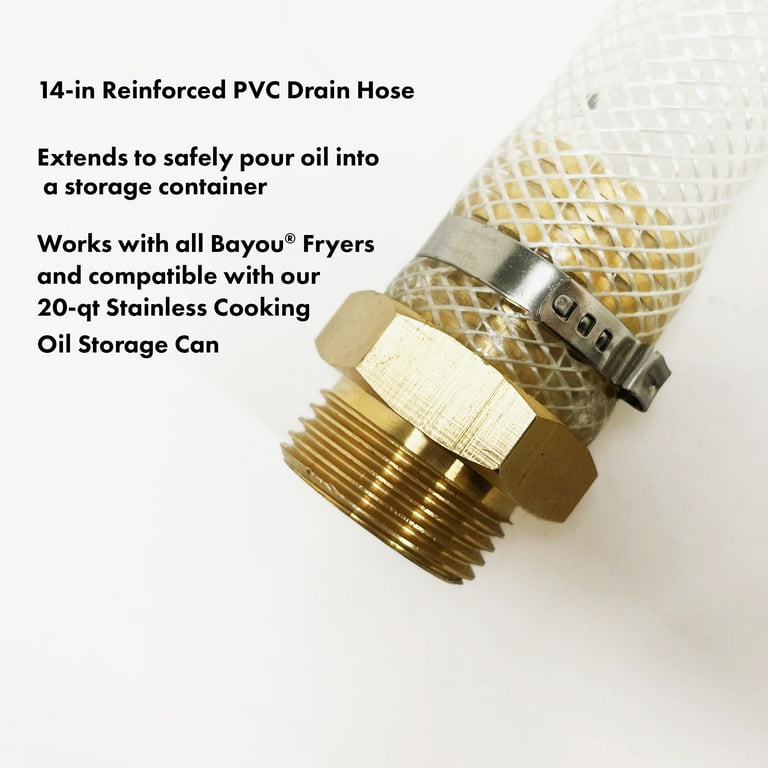 Bayou Classic® 700-602 Bayou® Fryer Drain Extension Hose