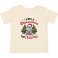 thumbnail image 3 of Inktastic I Want a Hippopotamus for Christmas Boys or Girls Baby T-Shirt, 3 of 5