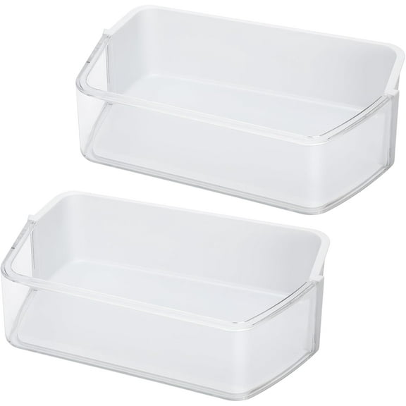 DA97-12650A Door Shelf Bin Basket for Samsung Refrigerator Door Shelf Right Side Replacement for Samsung RF260,RF261,RF263 Refrigerator Shelves Replaces DA63-07104A,2692337,AP5620330,PS4176653-2 PACK