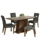 thumbnail image 1 of Juego de Comedor Mesa con Tablero de Madera 4 Sillas Marrón/Crema/Plata Ashley Madesa, 1 of 9
