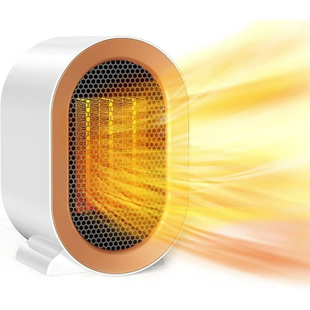 

OFOCASE Fan Heater 1200 W Ceramic Fan Heater with Overheating Protection for Rooms Office White