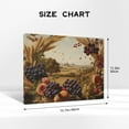 thumbnail image 4 of 12x16 inch Frameless Canvas Painting Fruits & Wheat Fields,Home Kitchen,Yard,Living Room Rustic Wall Art Paintings Decor Poster,Modern Art Fruits & Wheat Fields Canvas,For Lounge,Yard,Study, 4 of 6