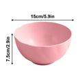 thumbnail image 3 of IMossad 6-Inch Wheat Straw Bowl – Large Eco-Friendly Food Bowl for Household, Student Dormitory, Instant Noodles, Children's Tableware, Lightweight & Easy to Clean, 3 of 5