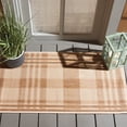 thumbnail image 2 of Safavieh Courtyard Benjamin Plaid Indoor/Outdoor Area Rug, Natural/Beige, 2'3" x 4', 2 of 13