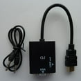 thumbnail image 1 of HDMI M to VGA F Cable Adapter w/audio, 1 of 1