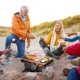 thumbnail image 5 of Parrilla de Barbacoa Portátil en Fundición para Picnic Exterior Camping Negro 40 x 27 x 18 cm, 5 of 10