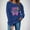 B Blue, variant on 100 Days Of School Sweatshirts Girls Long Sleeve Crewneck Tops Pencil Letter Print Shirts Casual School Theme Sweatshirt Black M