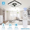 thumbnail image 4 of Oaks Aura 19.2 inch Square Low Profile Ceiling Fan with Remote Control and LED Light., 4 of 8