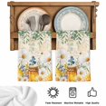 thumbnail image 5 of Daisy Spring Floral Kitchen Towels Set of 4, Farmhouse Botanical Green Leaves Vintage Art Absorbent Dish Towels for Kitchen, Microfiber Hand Towel, Quick Drying Tea Towel Decorative Dishcloths, 5 of 7