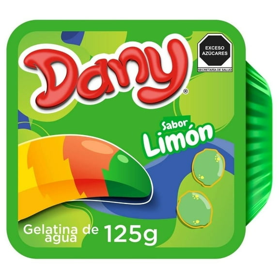 Gelatina de agua Dany sabor limón 125 g