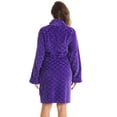 thumbnail image 2 of Just Love Solid Kimono Robes for Women (Purple, X-Large), 2 of 2
