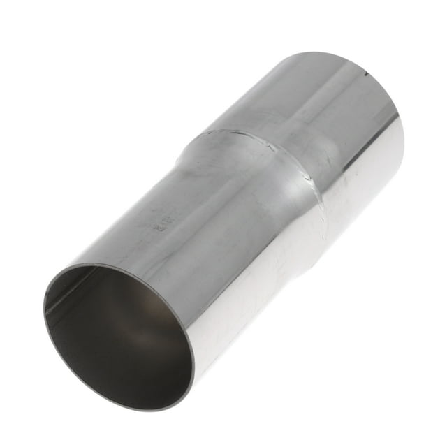 Rebajador concéntrico de codo de doble cabeza de 2.25" OD a 2.5" OD de Unique Bargains, adaptador de tubo de acero inoxidable T304, longitud de 6 pulgadas, tono plateado