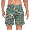 thumbnail image 2 of FORMRS Mens Swim Trunks Mesh Liner Quick Dry Casual Beach Board Shorts with Pockets, Sizes S-2XL, Green Vibrant Forest Pattern, 2 of 9