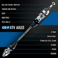 thumbnail image 6 of GSP 4102045 Front Left CV Axle Assembly Compatible with Can-Am 18-19 Defender MAX HD10 DPS, 6 of 8