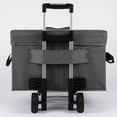 thumbnail image 2 of Portable Ottoman Collapsible Cooler with Trolley - Grey - Holds 24 Cans, 2 of 5