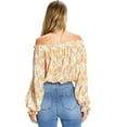 thumbnail image 3 of Flying Tomato Women's Boho Style Off Shoulder Blouse (S, Ivory), 3 of 3
