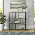 thumbnail image 6 of Evelyn&Zoe Isla 40'' Tall Rectangular Bookcase, Blackened Bronze, 6 of 6