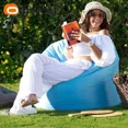 thumbnail image 5 of OTAUTAU - Funda impermeable para puf de exterior, sin relleno, para jardín, playa, camping, piscina, puf flotante, Oxford DD022, 5 of 5