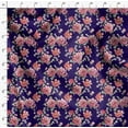 thumbnail image 4 of Soimoi Poly Georgette Fabric Leaves & Peony Floral Print Fabric by The Yard 42 Inch Wide, 4 of 5