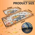 thumbnail image 2 of Fall Kitchen Rugs and Mats Set of 2, Fall Decorations for Home Non Slip Backing Thanksgiving Kitchen Rug Seasonal Farmhouse Fall Holiday Autumn Harvest Low-Profile Kitchen Floor Mat 17"X47"+17"X30", 2 of 6