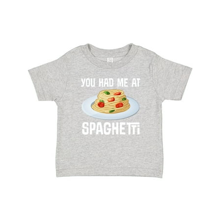 

Inktastic You Had Me at Spaghetti Gift Baby Boy or Baby Girl T-Shirt