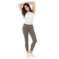 thumbnail image 2 of Miraclesuit Tummy-Control Performance Leggings, Gray, X-Large, 2 of 3