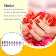 thumbnail image 4 of Dalazy Square Fake Nail Set Classic Scratch Resistant Artificial Press-on Fingernails Full Cover Strong Viscosity Manicure Stickers Type 1 Type 12, 4 of 6