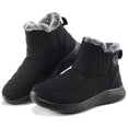 thumbnail image 3 of Ablanczoom Snow Boots Womens with Warm Fuzzy Faux Fur Slip-on Woman Winter Booties Shoes, 3 of 8