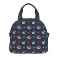 thumbnail image 2 of Goofa Hedgehog And Snail Pattern Lunch Bag ,Insulated Lunch Box, Small Leakproof Cooler Food Lunch Containers Reusable High Capacity Lunch Tote Bags, 2 of 8