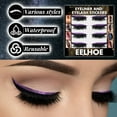 thumbnail image 3 of Neinkie 1 Box Eye Makeup Stickers Self Adhesive Simulated Realistic Lightweight Stylish Stage Accessory Plastic Eye Eyeliner Eyelash Sticker for Performance, 3 of 9