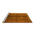 thumbnail image 2 of Ahgly Company Machine Washable Indoor Round Persian Yellow Traditional Area Rugs, 5' Round, 2 of 4