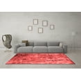 thumbnail image 3 of Ahgly Company Indoor Square Oriental Red Industrial Area Rugs, 7' Square, 3 of 4