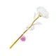 thumbnail image 3 of Flor artificial Lámina dorada Aniversario de bodas de rosa Decoración de fiesta de flores falsas, con luz Sweethay HA005998-02B, 3 of 6