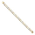 thumbnail image 1 of 14K 3C Fancy Cuban Link Bracelet - 8.5", 1 of 1