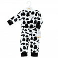 thumbnail image 2 of Hudson Baby Unisex Baby Plush Jumpsuits, Cow, 0-3 Months, 2 of 2