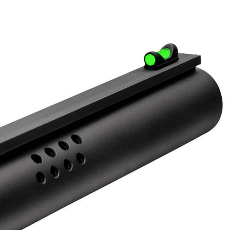TRUGLO FAT BEAD SHOTGUN FIBER OPTIC GREEN BLACK