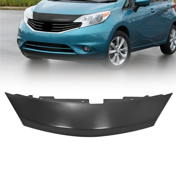 Kojem Hood Molding for 2014-2017 Nissan Versa Note Replacement for 623203VY0H NI1201100 Upper Grille Cover Plastic(ABS) Black