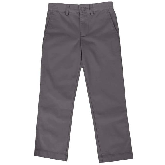 Boys Flat Front School Uniform Pants(Big Boys)