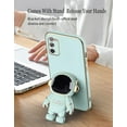 thumbnail image 5 of Compatible with Samsung S20 FE 5G Case Silicone TPU Plating, Samsung Galaxy S20 FE 5G Cases Cute Astronaut Pattern Phone Case with Stand (Green), 5 of 13
