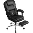 thumbnail image 6 of Furmax Reclining Computer Chair Ergonomic Executive Office Chair Height Adjustable Leather Chair With Armsrests,Black, 6 of 6
