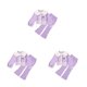 thumbnail image 1 of Qarigey Traje de salón de primavera para niñas, ropa deportiva informal, abrigos con cuello de muñeca, cintura elástica, pantalones Type1 NO1, 1 of 1