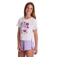 thumbnail image 2 of Reebok Girl's Floral Fun Graphic T-Shirt, Sizes 4-18, 2 of 7