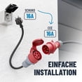 thumbnail image 3 of Powerful Schuko to CEE Coupling 11KW EV Charger Adapter Convert Schuko to CEE 5P, 3 of 12