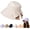 B, variant on Women's Bowknot Wide Brim Sun Protective Hat, Foldable Summer Slit-Front Bow Hat for Travel & Vacation(A)