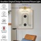 thumbnail image 2 of Naiovety Luces de imagen para galería de pared, minifocos de acento elegantes, modernos con hermoso moleteado Iluminación y accesorios Luz cálida LED, todo negro cobre., 2 of 6