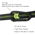 thumbnail image 2 of Hammock Straps, Hammock Tree Straps Set of 2, Non-Elastic Polyester Fiber, Portable and Lightweight, Tree-Friendly, for Quick and Easy Installation of All hammocks (Black), 2 of 7