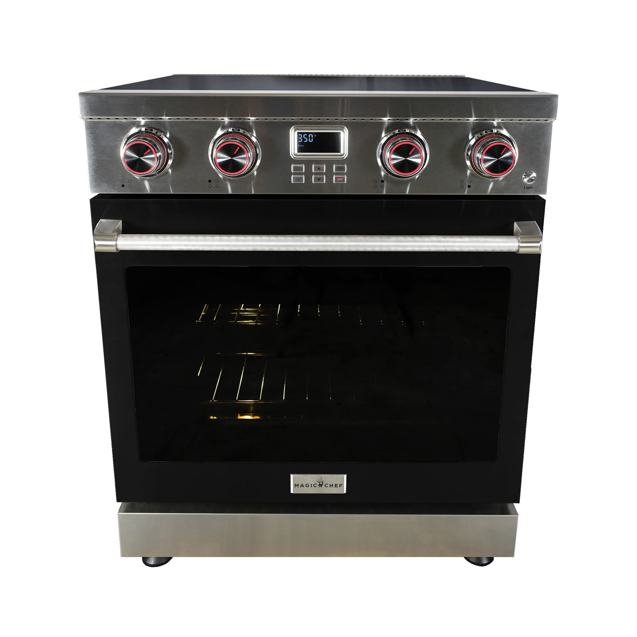 30" Electric Range w/ Black Door