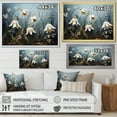 thumbnail image 4 of Designart "Whispering Moonlit Snowdrops III" Snowdrops Floater Framed Canvas Prints, 4 of 5
