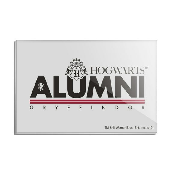 Harry Potter Gryffindor Alumni Rectangle Acrylic Fridge Refrigerator Magnet